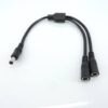 [1Pcs] DC Power 1 To 2 - Jack 5.5x2.1mm DC Power Cable 1 Female to 5 Male Plug Splitter Adapter for Security CCTV Camera and LED Strip (1 to 2)-B0D3V7QNL9