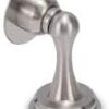 1Pcs sourcing map Door Stoppers Screw-in Stops Chrome Plated 79mm Length Silver colors-B0DYL18GF4