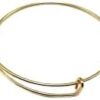 MySouq-Store 1Pcs Women Simple Adjustable All-match Slidable Bangle-Golden (09)-B0D1J7Z9WF