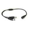 [1Pcs] DC Power 1 To 2 - Jack 5.5x2.1mm DC Power Cable 1 Female to 5 Male Plug Splitter Adapter for Security CCTV Camera and LED Strip (1 to 2)-B0D3V7QNL9