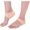 Silicone Gel Heel Socks for Swelling and Pain Relief, Cushion Support, Foot Care, Ankle Protection for Men and Women (Free Size, Skin) (1 Pairs)-B0DXQ59SP3