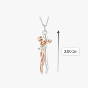 215XU5yxWFL._AC_ (1 Pc) Large New Necklace or keychain Exaggerated Stereoscopic Two People Hugging Metal Vintage Long Drop Nicklace for Women Girls Party Jewelry-B0DVPPH6NR