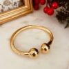 [1PCs] Charm Bracelet Vintage Therapeutic Magnetic Bracelet Golden anklet  (خلخال)-B0DQ8YTBCB