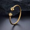 [1PCs] Charm Bracelet Vintage Therapeutic Magnetic Bracelet Golden anklet  (خلخال)-B0DQ8YTBCB