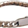 MySouq-Store (1Pc - AL18296-silver-18cm) High Quality Textured Chain Bracelet Charm Men Trend Casual Bracelet Friendship Charm Handmade Jewelry Gift-B0CKWCXJ7T