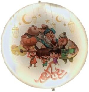 Ramadan Decoration Plasma Circle Neon 30cm ِAs Shown - .زينة رمضان 2025 - بلازما دائرية نيون B0DY5HCC5T