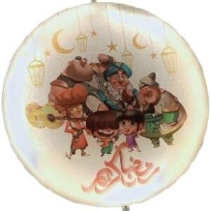 Ramadan Decoration Plasma Circle Neon 30cm ِAs Shown - .زينة رمضان 2025 - بلازما دائرية نيون B0DY5HCC5T