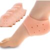 Silicone Gel Heel Socks for Swelling and Pain Relief, Cushion Support, Foot Care, Ankle Protection for Men and Women (Free Size, Skin) (1 Pairs)-B0DXQ59SP3