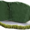 1Pcs - 3D Frog Cartoon Design Sleeping Eye Blinder Soft Plush Eye Mask Green-B0CKVXHVZZ
