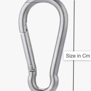 31H8e-11T-L._AC_ Spring Snap Hook Storng Clip Heavy Duty Steel For Swing seat Securing tents, tarps, and canopies. Connecting ropes, chains, and tools. Craft and decorative uses. Multi Uses-B0DWFX735C