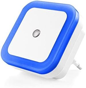 Mini LED Auto Night Lamp (White/Blue)-B09BDP4CJT