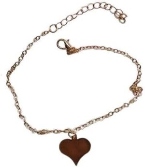 1Pcs Anklet Chain Adjustable Rust Resistant Alloy Women-Gold-B0D1JB9JY8