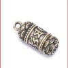 Brass Buddha Sutra Cylinder Pendant Container Bottle Keychain Hanging Necklace-B09R4XM8MK