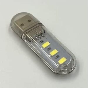 [1 Pcs ] USB Gadgets Mini USB LED Light For Book Lights 3 LEDs SMD For PC Laptops Notebook Mobile Power Charger Reading Bulb (3LED-warm white)-B0CJQFLVDW