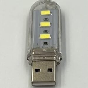 [1 Pcs ] USB Gadgets Mini USB LED Light For Book Lights 3 LEDs SMD For PC Laptops Notebook Mobile Power Charger Reading Bulb (3LED-warm white)-B0CJQFLVDW