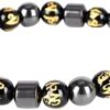 MySouq-Store [1PCs] 1pcs Hematite Magnet Bracelets Tiger Eye Stone Magnetic Therapy Bracelet Magnetic Weight Loss Bracelets For Fashion Men Jewelry-B0DT7FL874