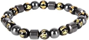 [1PCs] 1pcs Hematite Magnet Bracelets Tiger Eye Stone Magnetic Therapy Bracelet Magnetic Weight Loss Bracelets For Fashion Men Jewelry-B0DT7FL874
