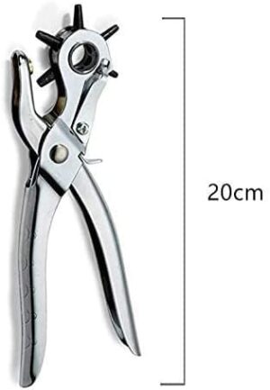 Made of Metal - Leather Hole Punches Puncher for Belt, Saddle, Tack, Watch Strap, Shoe, Fabric, Paper, Eyelet - Easily Punches Perfect Round Holes,-B0D7WHLRV9