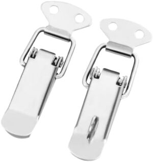 Generic Universal Clip Lock for All Cars (Small 2 x 10 CM) 2 Pieces -Small Wood Box Lock-B0DWKZ4FNY