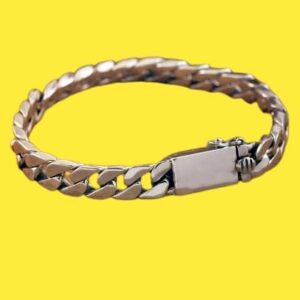 31qn90vjXkL._AC_ (1Pc - AL18296-silver-18cm) High Quality Textured Chain Bracelet Charm Men Trend Casual Bracelet Friendship Charm Handmade Jewelry Gift-B0CKWCXJ7T