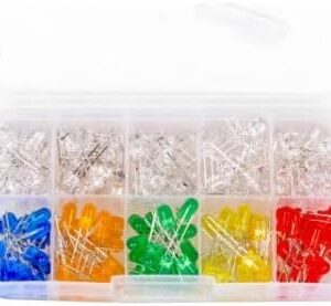 31wnUkoHcYL._AC_ 300pcs Light Emitting Diodes 6 Colors Electronic Components 5mm Assorted Color DIY LED Light Emitting Diodes Set Box-B0BGML4M9Y