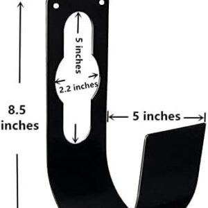 2Pcs Garden Hose Hanger Wall Mount Heavy Duty Hose Holder Hook Fit to 50Ft 75Ft 100Ft 150Ft Expandable Hose-B0C6FPBZY8