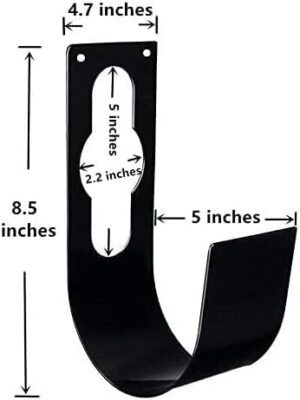 2Pcs Garden Hose Hanger Wall Mount Heavy Duty Hose Holder Hook Fit to 50Ft 75Ft 100Ft 150Ft Expandable Hose-B0C6FPBZY8