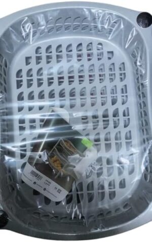 3-Tier Plastic Vegetable Storage Container multiuse (Random Color) Higher 37 * 33 * 53 Cm-B0DWPWMRD4