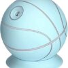 Humidifier Sterile Air Mini Creative Diffuser Aroma Basketball LED Light - Blue-B0923N94H9