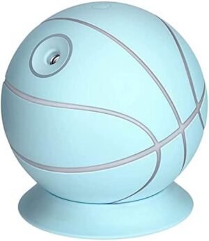 Humidifier Sterile Air Mini Creative Diffuser Aroma Basketball LED Light - Blue-B0923N94H9
