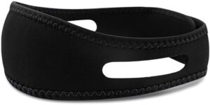 [1 PC] Tcare 1Piece Snoring Chin Strap Adjustable Anti Snore Chin Strap Support Stop Snoring- Natural and Instant Snore Relief Jaw Belt [Black]-B0DWZKZ22D