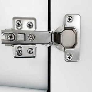 4128FliuRRL._AC_ Kitchen Cabinet Door Hinges 35mm, 110 Degree, Self Closing, Full Layer, Standard Hinge - Nickel Plated, Pack of 2 PIC,-B0DY6NTGPD