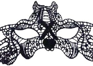 413p6Qcse+L._AC_ Lace Mask Women Eye Face Mask Masquerade Party Ball Prom Halloween Costume Half Face Bar Nightclub Queen Blindfolds (Code 21)-B0DPVQ75DQ
