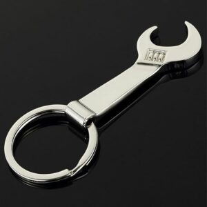 FFangBox,Keyring Zinc Alloy Vernier Keychain Mini Key Chain for Length Depth Inner Outer Diameter-B0DXCLB86Y