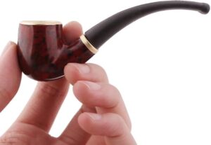 1 pcs - Vintage Durable Solid Classic Pipe Smoking 107mm High Quality New Design Tobacco Pipe Smoking Accessories.-B0DS3QQNMK