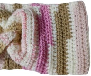 Handmade Crochet Bandana For Women, (Ganga) 27Cm X 13Cm-B0CQTS6HGY