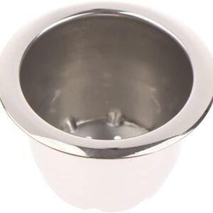 418RqaetRxL._AC_ 1pc Refillable Stainless Steel Espresso Coffee Maker Capsule Refilling Filter For Machine Reusable Filter Coffee Pods + 40 cover-B0C6DY9VT4