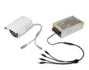 [1Pcs] DC Power 1 To 2 - Jack 5.5x2.1mm DC Power Cable 1 Female to 5 Male Plug Splitter Adapter for Security CCTV Camera and LED Strip (1 to 2)-B0D3V7QNL9