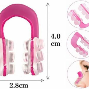 418k5Sn1XGL._AC_ (1) (1Pcs-Pink- Shape DF) Nose Up Lifting Shaping Shaper Orthotics Clip Beauty Nose Slimming Massager Straightening Nose Clips Tool Nose Up Clip Corrector-B0DWKVNCKG