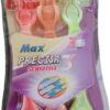 Lady 3 Soft Care Max Precisa Sensitive 3 Blades Facial Hair Remover Razor for Face, Women and Men (Multicolour) (Pack of 3)-B0DWLMMSFD