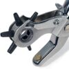 Made of Metal - Leather Hole Punches Puncher for Belt, Saddle, Tack, Watch Strap, Shoe, Fabric, Paper, Eyelet - Easily Punches Perfect Round Holes,-B0D7WHLRV9