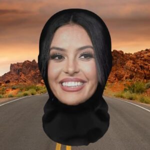 3D Printed Kanye Mask Drake Elastic Mesh Full Face Mask for Unisex Cosplay Headwear Party Simulation Balaclava Hat Headgear (00Q)-B0DQK26X73