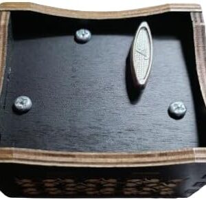 [1Pcs] [Coffee ]Famous music river flows in you Wood Auto mechanical Music Box for piano guitar Friends birthday New year Christmas gift-B0D96LTC7G