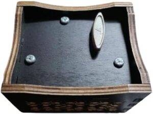 [1Pcs] Black Wood Auto mechanical Music Box for piano guitar Friends birthday New year Christmas gift-B0D96KCPCP
