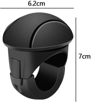 ANER Steering Wheel Spinner Knob, Universal Vehicle Steering Wheel Spinner, Metal Bearing Steering Driving Helper Booster, for All Cars, Trucks, Semis, Tractors, Boats-B0DWTR9THY
