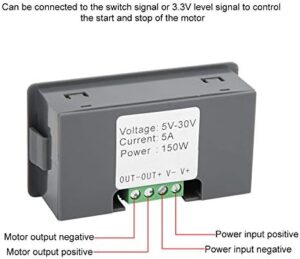 Fafeicy DC Motor Speed Controller PWM Motor Speed Regulator LED Light Dimmer Digital Display Encoder 5V 12V 24V-B08X1TRR9Z