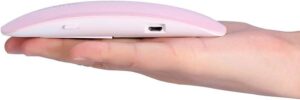 1PCs - 6W LED Nail Dryer Curing Light Portable Quick Drying Manicure/Pedicure 2 Timing Setting 45s/60s UV with USB (Pink) ‎13.1 x 6.7 x 1.9 cm; 68 g-B0DD366V1C