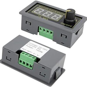 Fafeicy DC Motor Speed Controller PWM Motor Speed Regulator LED Light Dimmer Digital Display Encoder 5V 12V 24V-B08X1TRR9Z