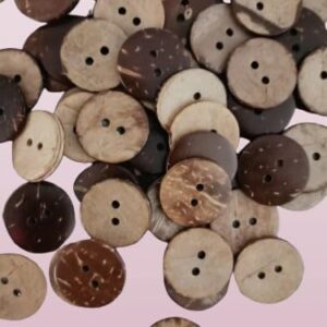 41MwG56frzL._AC_ Colorful 30 pcs 17mm Wooden Sewing Buttons Wood Buttons Apparel Supplies Accessories 2-Holes Vivid (Color: 17 mm)-B0DYFCSKB8