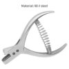 1Pcs U-shaped Notch Punching Pliers DIY Steel Pattern Hole Notcher Sewing PliersTailor Opening Pincers Tailors Fabric Punch Marker-B0DW5GR3MQ